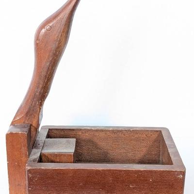Vintage Wooden Duck Head Nut Cracker