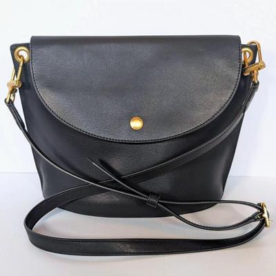 Black Shinola Detroit Birdy Bucket Bag High End Leather Purse