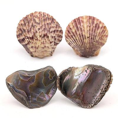 Cufflink Collection | 2 Pairs of Vintage Cufflinks | Abalone | Seashell