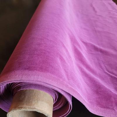 Fabric | Raspberry Purple Velvet Yardage of Upholstery/Sewing Fabric