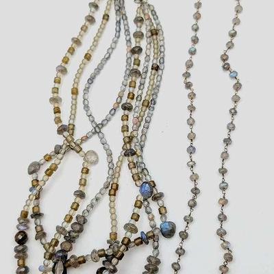 2 Labradorite Necklaces