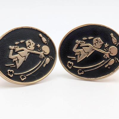 Cufflink Collection | Novelty Vintage Bowling Themed Cufflinks