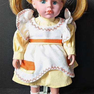 Vintage Cracker Barrel Candy Corn Girl Doll