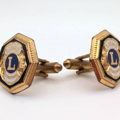 Vintage Lions Club International Cufflinks