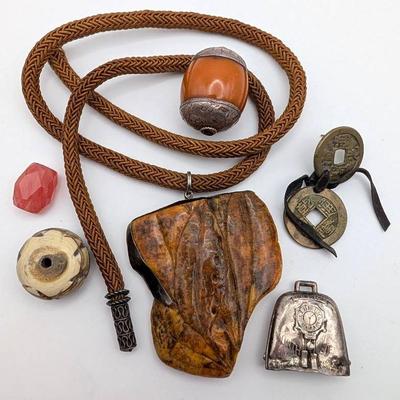 Misc Unique Jewelry Beads and Parts Lot 