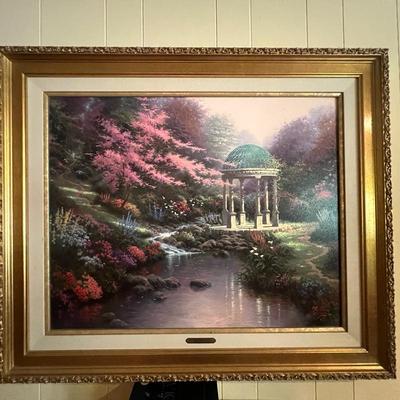 Thomas Kinkade with COA, paperwork and original invoice