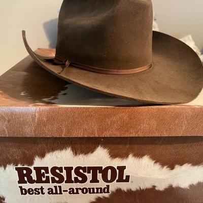 Resistol cowboy hat