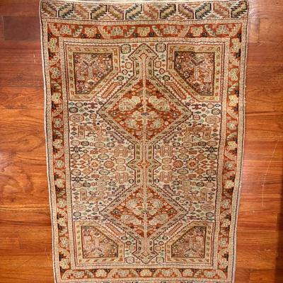 Hand Knotted Oriental Rug From India 