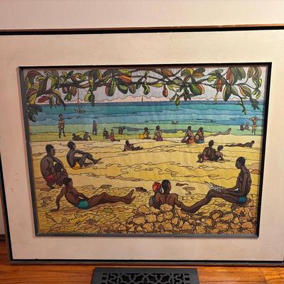 By The Beach By Neville Budhai 