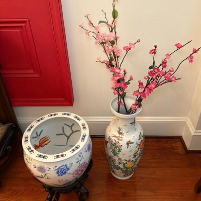 Asian Influence Planter & Vase 