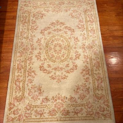 Golden Aubusson Pattern Karastan Rug 