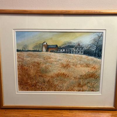 W. Cudnohufsky Watercolor 