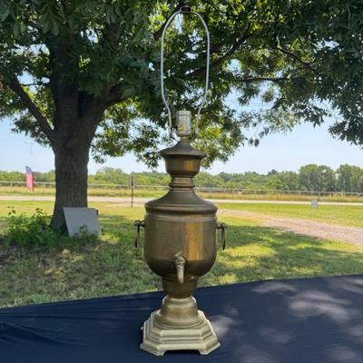 Vintage Samovar Lamp