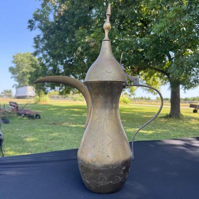 Vintage Brass Dallah