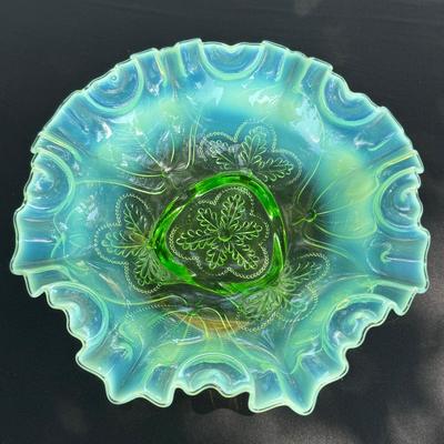 Jefferson Glass Opalescent Green