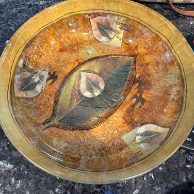 designer plate by S. Ward