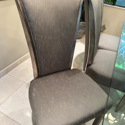 gray dining room chairs