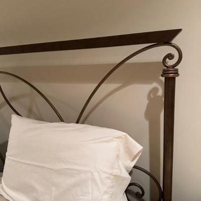 wrought iron bed frame