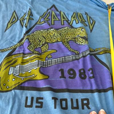 Shirt  Def Leppard 1983 US tour size M