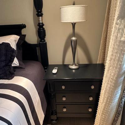 silver lamp