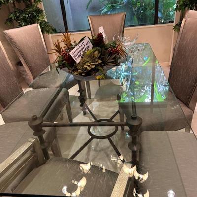 dining room table is 84 x 44