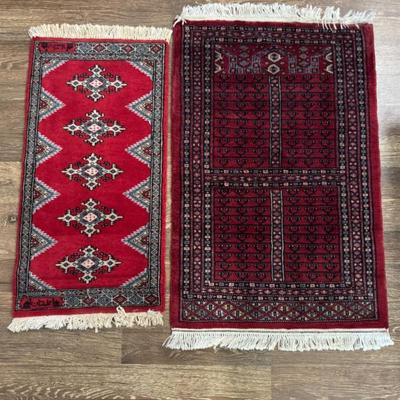 2 Hand-Knotted 100% Wool Pakistani Rug–Traditional Oriental Design