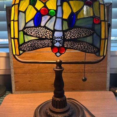 Tiffany Style Dragonfly Lamp