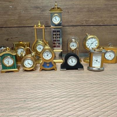 Vintage Gorham Mini Clocks – Collectible Desk Timepieces
