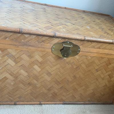 Rattan And Bamboo Storage Box #1