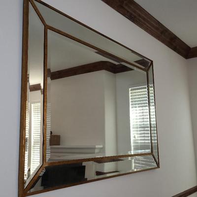 Large Beveled Mirror