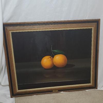 Still Life Painting of Oranges