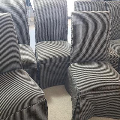 Striped Dining Chairs 