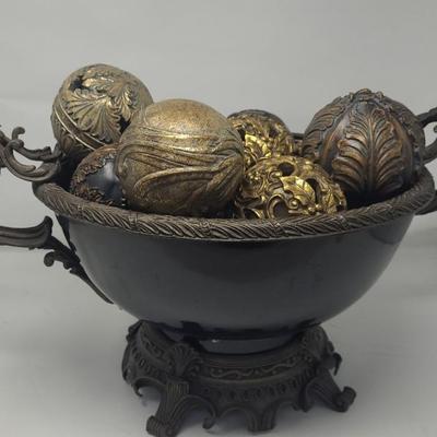 Black Metal Bowl