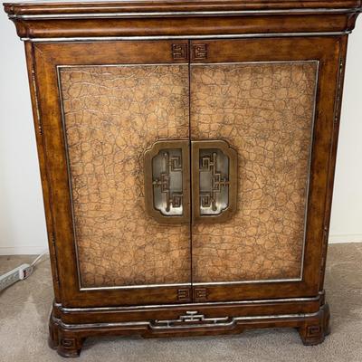 Chinoiserie Wine Bar Cabinet
