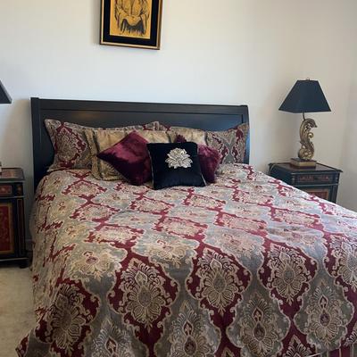 Queen Size Sleigh Bed Frame