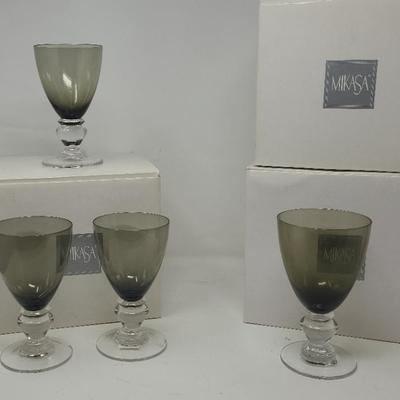 Mikasa - Provence Smoke Glasses NIB