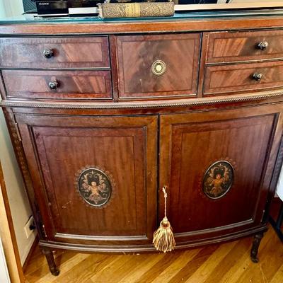 Sale Photo Thumbnail #10: 1920s Berkey & Gay Renaissance Revival Cabinet