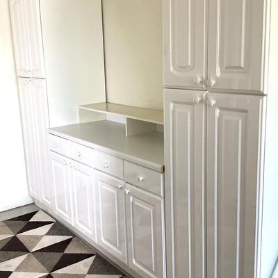 Sturdy White Storage Cabinets