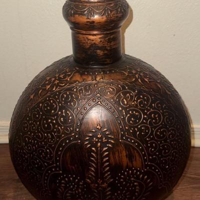 Vintage Cooper Metal Vessel “19 Inches”