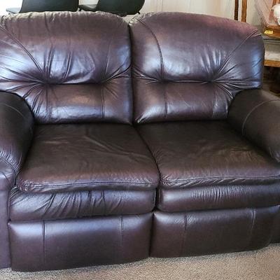 Reclining LaZboy Leather Sofa