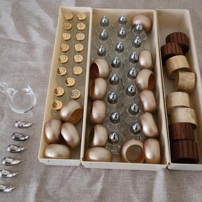 S & P Shakers, Napkin Holders, & Knife Rests