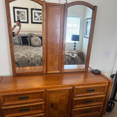 Stanley Furniture Dresser, And Mirror