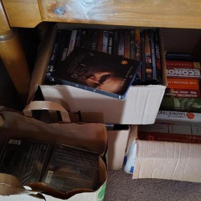 cds, cassettes, and vhs