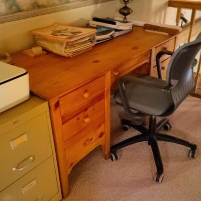 pine desk