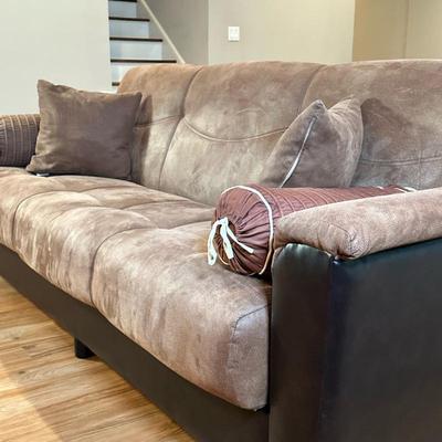 Istikbal Storage Sofa/Bed - Full-Sized | Istikbal (Kayseri, Turkey) “Aspen" Collection microfiber storage sofa bed in the color...