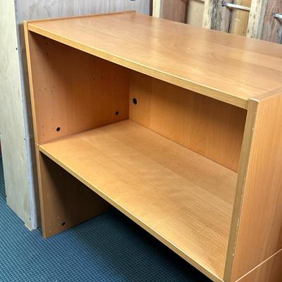 Swedish Style One-Shelf Module - 1/3 | Swedish-style one-shelf bookshelf module. - h. 31.75 x w. 33 x d. 16.5 in
