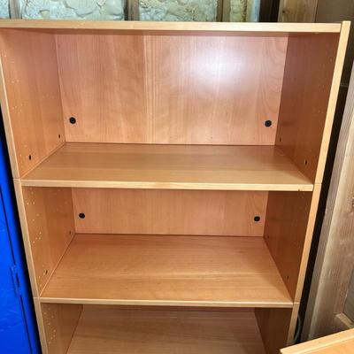 Swedish Style Three-Shelf Module | Swedish-style three-shelf bookshelf module. - h. 55 x w. 33 x d. 16.5 in
