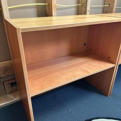 Swedish Style One-Shelf Module - 2/3 | Swedish-style one-shelf bookshelf module. - h. 31.5 x w. 33 x d. 16.5 in
