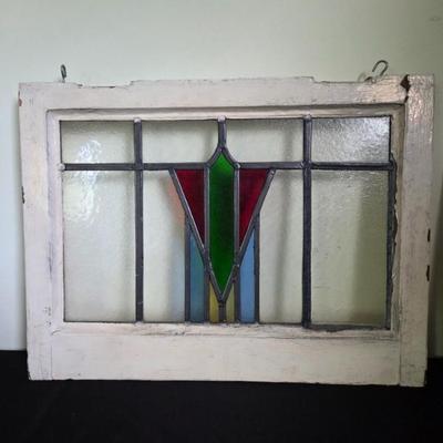 Framed Stain-glass window 20 X 15 inch