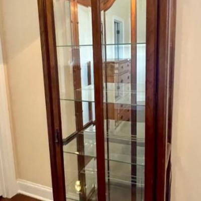 025-BR2: Lighted Curio Cabinet #1
